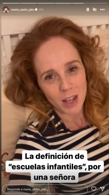 María Castro se muestra mucho más animada