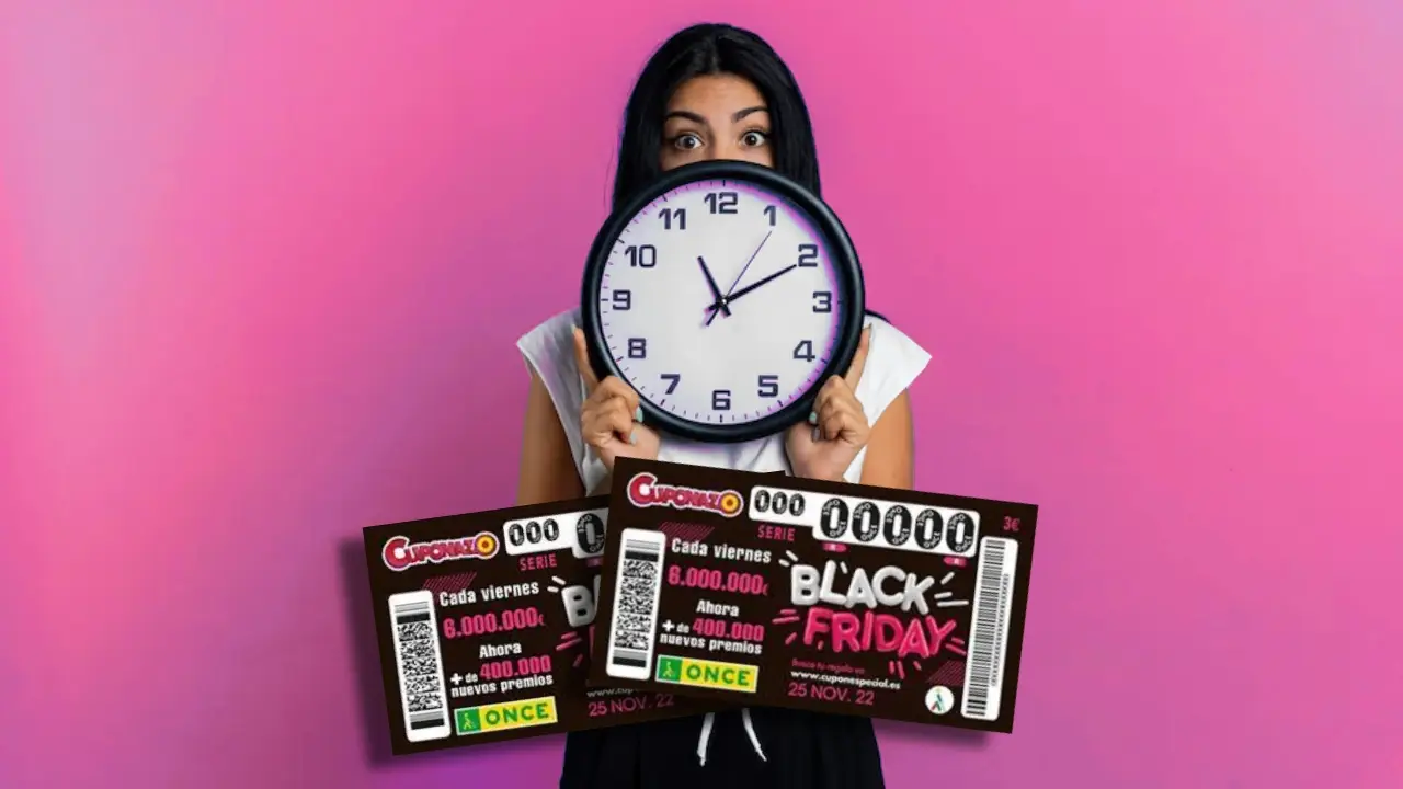Cuponazo Black Friday ONCE 2022: Horario y d&oacute;nde ver el sorteo del 25 de noviembre