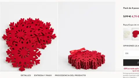 Posavasos navideño Posavasos navideño