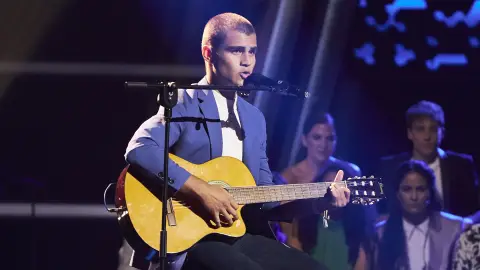 Gabriel Herrera emociona con ‘La historia entre tus dedos’ en ‘La Voz’ Gabriel Herrera emociona con ‘La historia entre tus dedos’ en ‘La Voz’