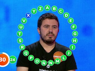  Rosco histórico de Orestes: ¡a una del bote de ‘Pasapalabra’ tras un arranque de 22 aciertos!