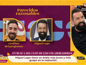 ¿A quiénes se parecen los colaboradores de 'Y ahora Sonsoles'? ¡Ellos también tienen sus dobles! ¿A quiénes se parecen los colaboradores de 'Y ahora Sonsoles'? ¡Ellos también tienen sus dobles!