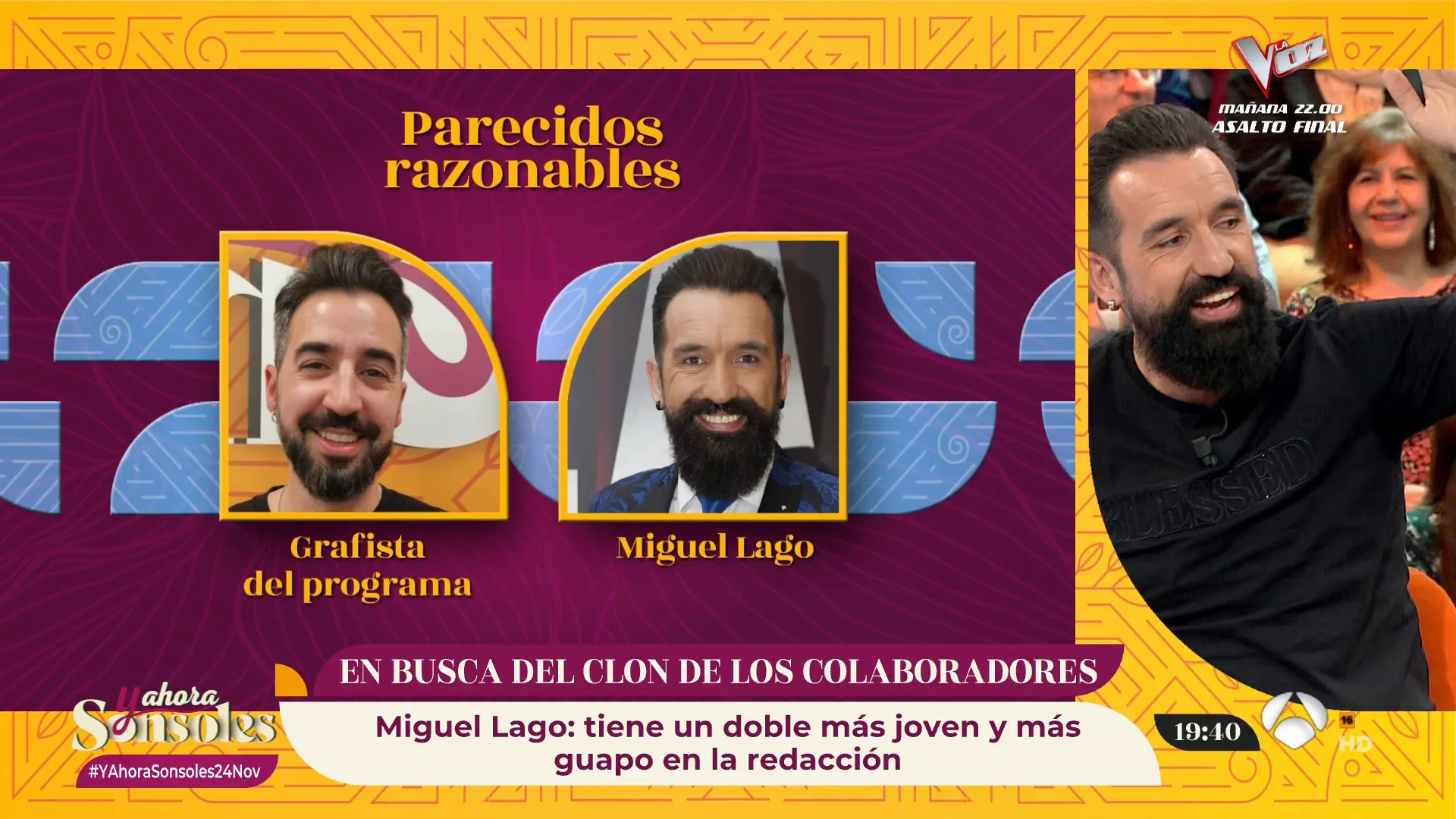 &iquest;A qui&eacute;nes se parecen los colaboradores de 'Y ahora Sonsoles'? &iexcl;Ellos tambi&eacute;n tienen sus dobles!