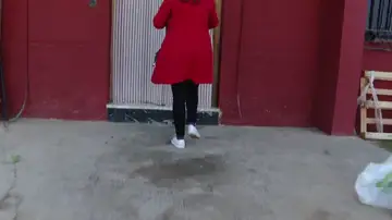La vivienda en la que se coló la mujer La vivienda en la que se coló la mujer