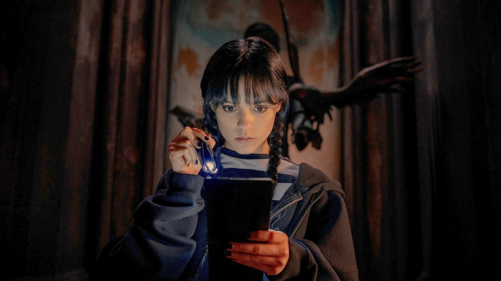 Jenna Ortega en la serie de Netflix de la Familia Addams como Miércoles Jenna Ortega en la serie de Netflix de la Familia Addams como Miércoles