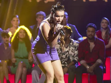 Lara García, muy guerrera interpretando ‘Crazy’ en ‘La Voz’ Lara García, muy guerrera interpretando ‘Crazy’ en ‘La Voz’