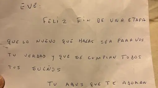 La emotiva carta de un abuelo fallecido a su nieta.
