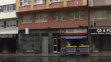 Un edificio de A Coruña totalmente okupado Un edificio de A Coruña totalmente okupado