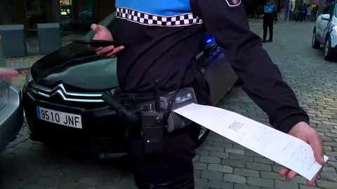 El código QR para acceder a los expedientes policiales El código QR para acceder a los expedientes policiales