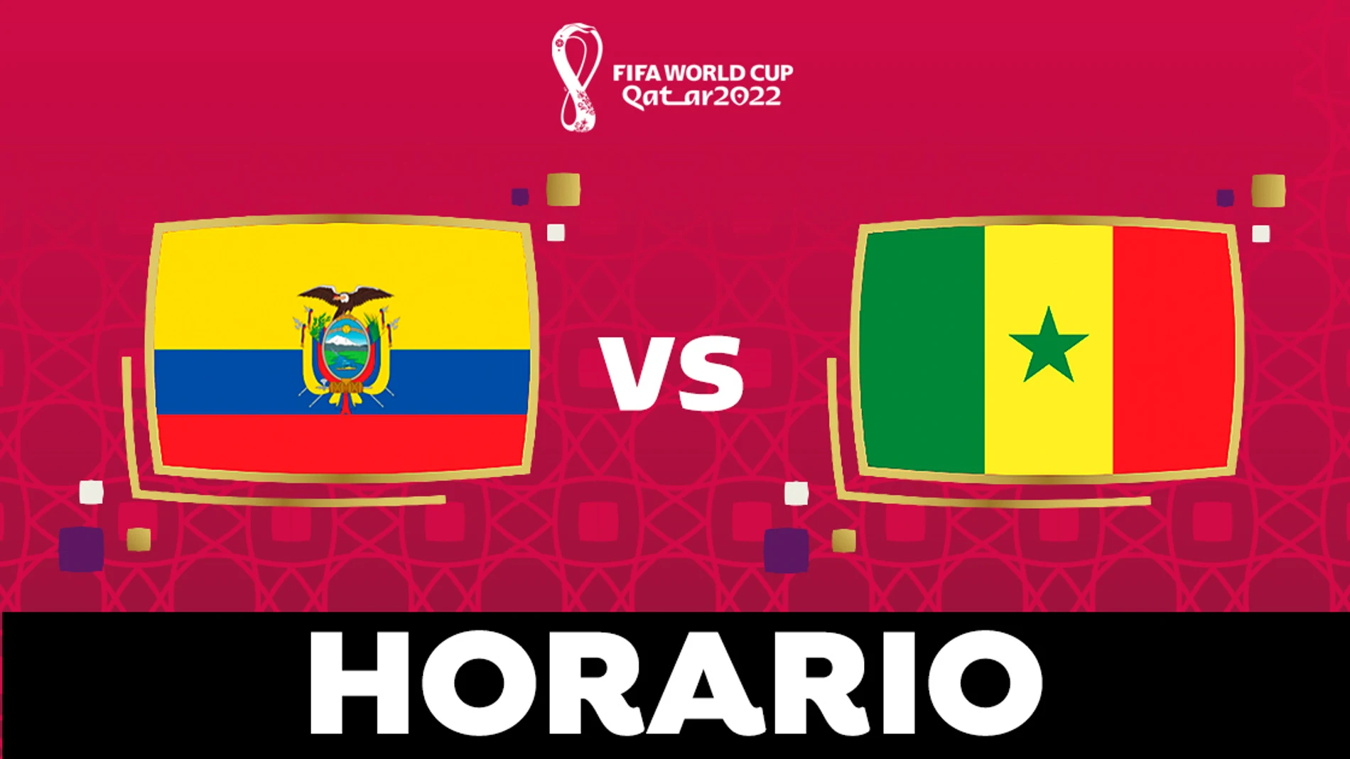 Ecuador - Senegal: Horario, alineaciones y dónde ver el partido del Mundial de Qatar 2022 en directo