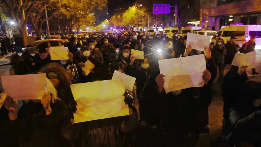 Protestas hist&oacute;ricas en China