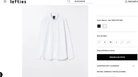 Camisa planchado fácil Camisa planchado fácil