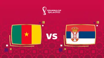 Camerún vs Serbia, en directo online: Partido, goles y resultado del Mundial de Qatar 2022