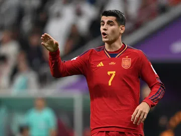 Álvaro Morata, en el partido del Mundial de Qatar 2022 contra Alemania Álvaro Morata, en el partido del Mundial de Qatar 2022 contra Alemania