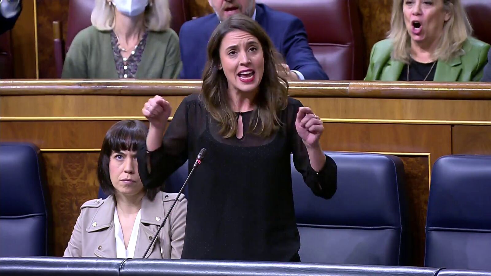 Irene Montero revuelve el Congreso al asegurar que el PP 