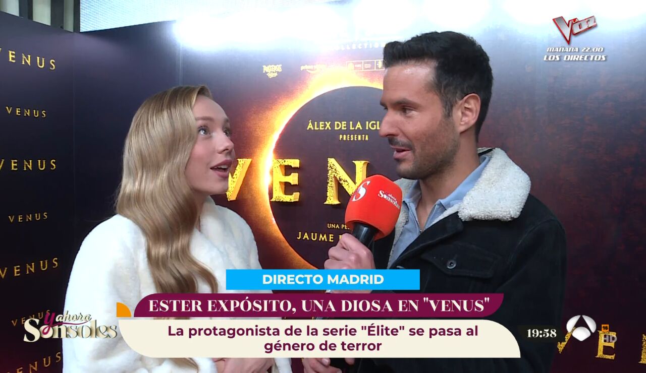 Ester Expósito protagoniza la nueva película de Jaume Balagueró, 'Venus': "En la peli me arrastro hasta los infiernos"
