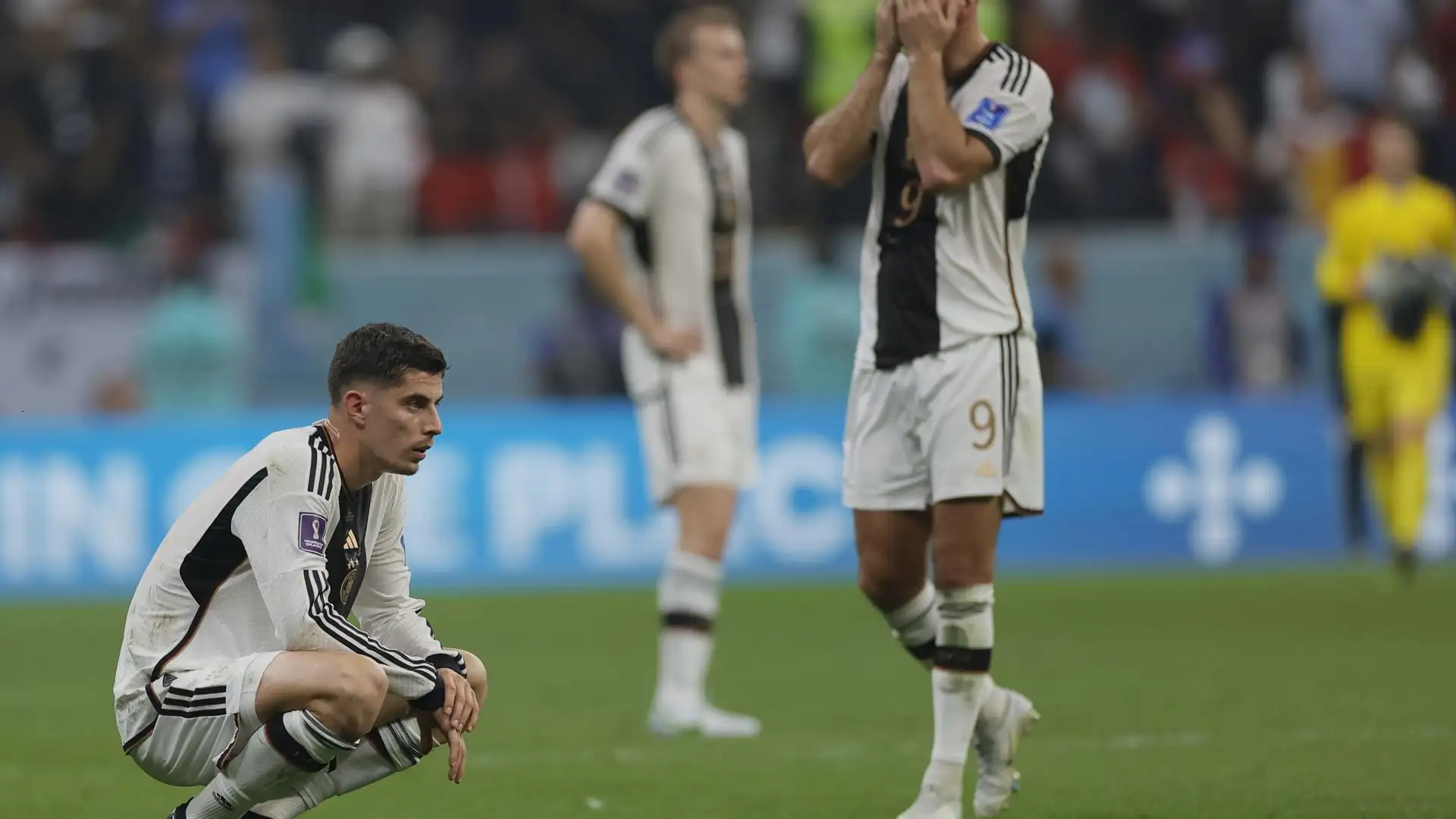 Havertz, cabizbajo tras quedar eliminada Alemania