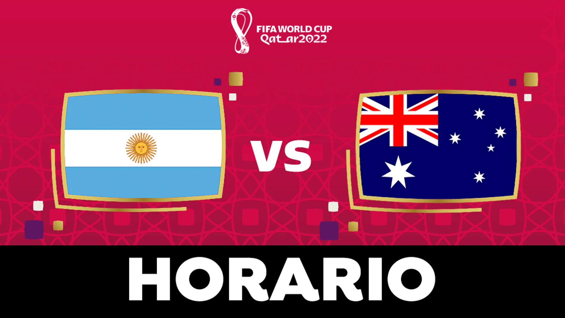 Argentina - Australia: Horario y dónde ver en directo el partido de octavos de final Mundial de 2022