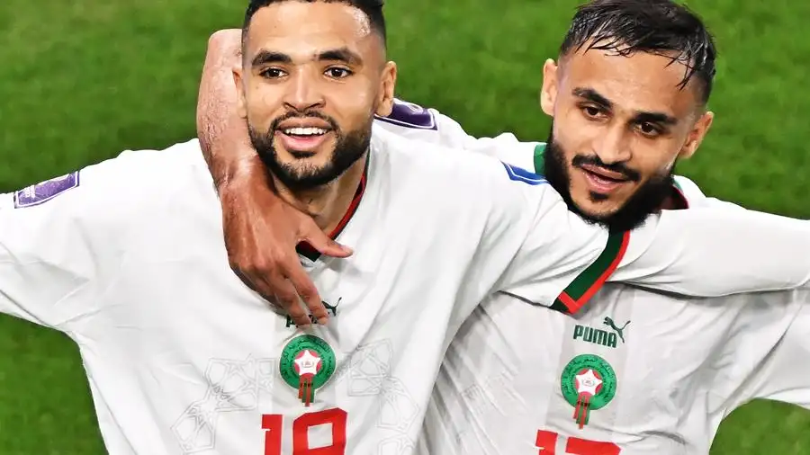 En-Nesyri celebra su gol ante Canadá En-Nesyri celebra su gol ante Canadá