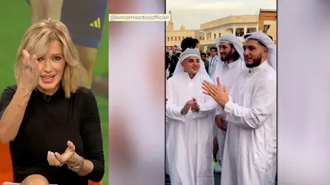 Omar Montes en Qatar. Omar Montes en Qatar.