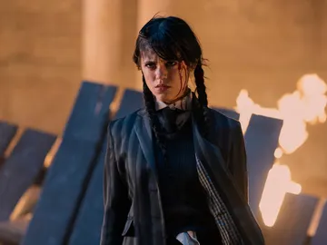 Jenna Ortega al final de la temporada 1 de 'Miércoles' Jenna Ortega al final de la temporada 1 de 'Miércoles'