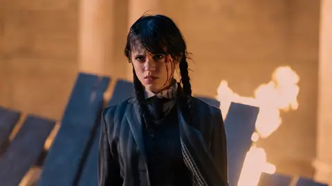 Jenna Ortega al final de la temporada 1 de 'Miércoles' Jenna Ortega al final de la temporada 1 de 'Miércoles'