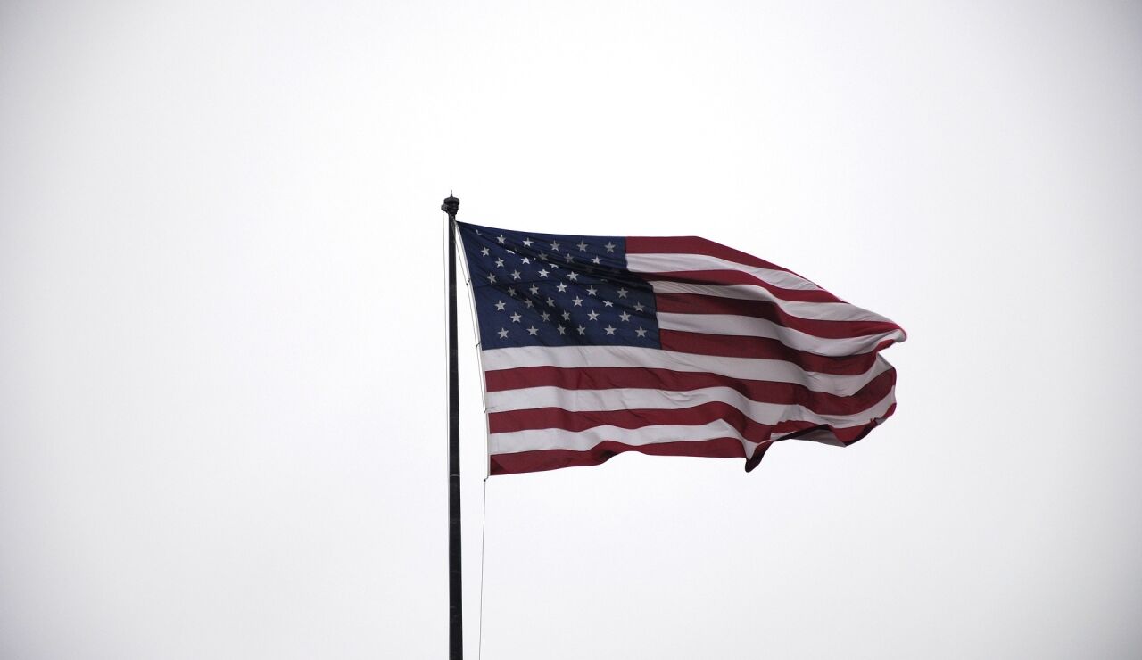 La bandera de Estados Unidos
