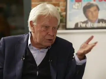 Felipe González en una entrevista en Espejo Público Felipe González en una entrevista en Espejo Público