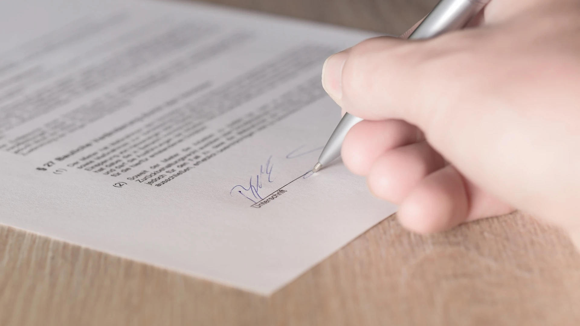 Firma de contratos Firma de contratos