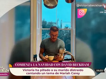 David Beckham se transforma en Mariah Carey y clava el himno navideño por excelencia David Beckham se transforma en Mariah Carey y clava el himno navideño por excelencia
