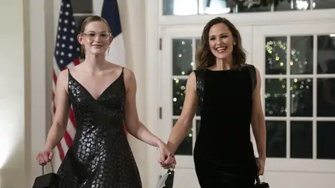 Jennifer Garner con su hija Violet Affleck en la Casa Blanca Jennifer Garner con su hija Violet Affleck en la Casa Blanca