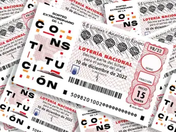 Lista de premios de la Lotería Nacional en el Sorteo Extraordinario de la Constitución del 10 de diciembre Lista de premios de la Lotería Nacional en el Sorteo Extraordinario de la Constitución del 10 de diciembre