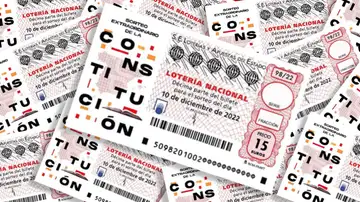 Lista de premios de la Lotería Nacional en el Sorteo Extraordinario de la Constitución del 10 de diciembre Lista de premios de la Lotería Nacional en el Sorteo Extraordinario de la Constitución del 10 de diciembre