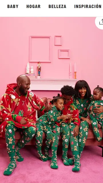 Pijama familiar navideño Pijama familiar navideño