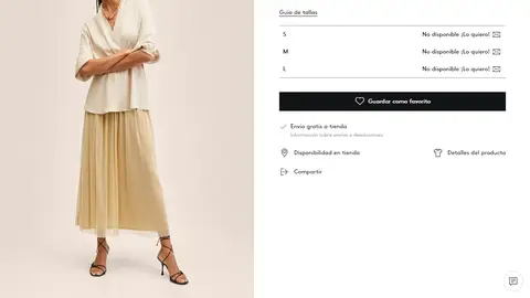 Falta midi de tul Falta midi de tul