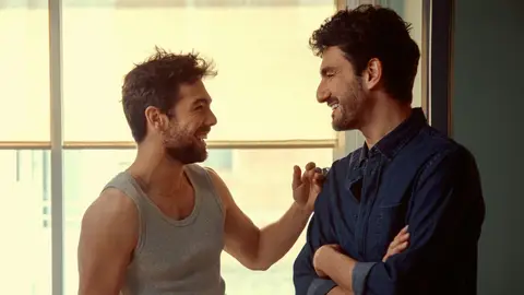 Carlos Cuevas y Miki Esparbé en 'Smiley' Carlos Cuevas y Miki Esparbé en 'Smiley'