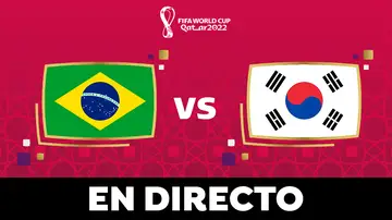 Brasil - Corea del Sur: partido de octavos de final del Mundial de Qatar, en directo