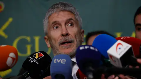 El ministro del Interior, Fernando Grande-Marlaska El ministro del Interior, Fernando Grande-Marlaska