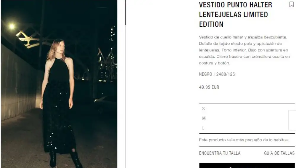 Vestido negro de fiesta