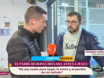 Eugenio García, padre de Olivia, ha ratificado su declaración: "Vamos a tener las heridas mucho tiempo" Eugenio García, padre de Olivia, ha ratificado su declaración: "Vamos a tener las heridas mucho tiempo"