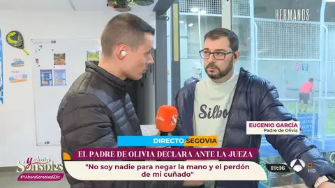 Eugenio García, padre de Olivia, ha ratificado su declaración: "Vamos a tener las heridas mucho tiempo" Eugenio García, padre de Olivia, ha ratificado su declaración: "Vamos a tener las heridas mucho tiempo"