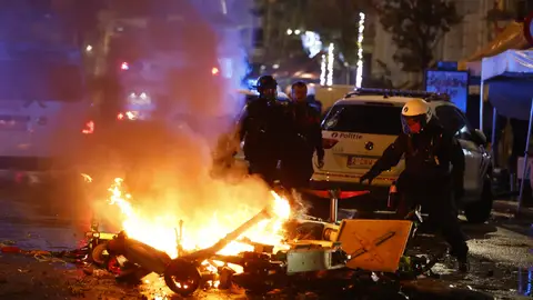 La Policía redobla la seguridad de cara al encuentro entre España y Marruecos en los octavos de final del Mundial La Policía redobla la seguridad de cara al encuentro entre España y Marruecos en los octavos de final del Mundial