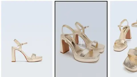 Sandalias doradas Sandalias doradas