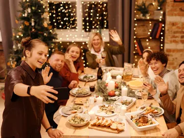 Comida de Navidad en familia Comida de Navidad en familia