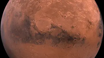 Zona volcánica activa en Marte 