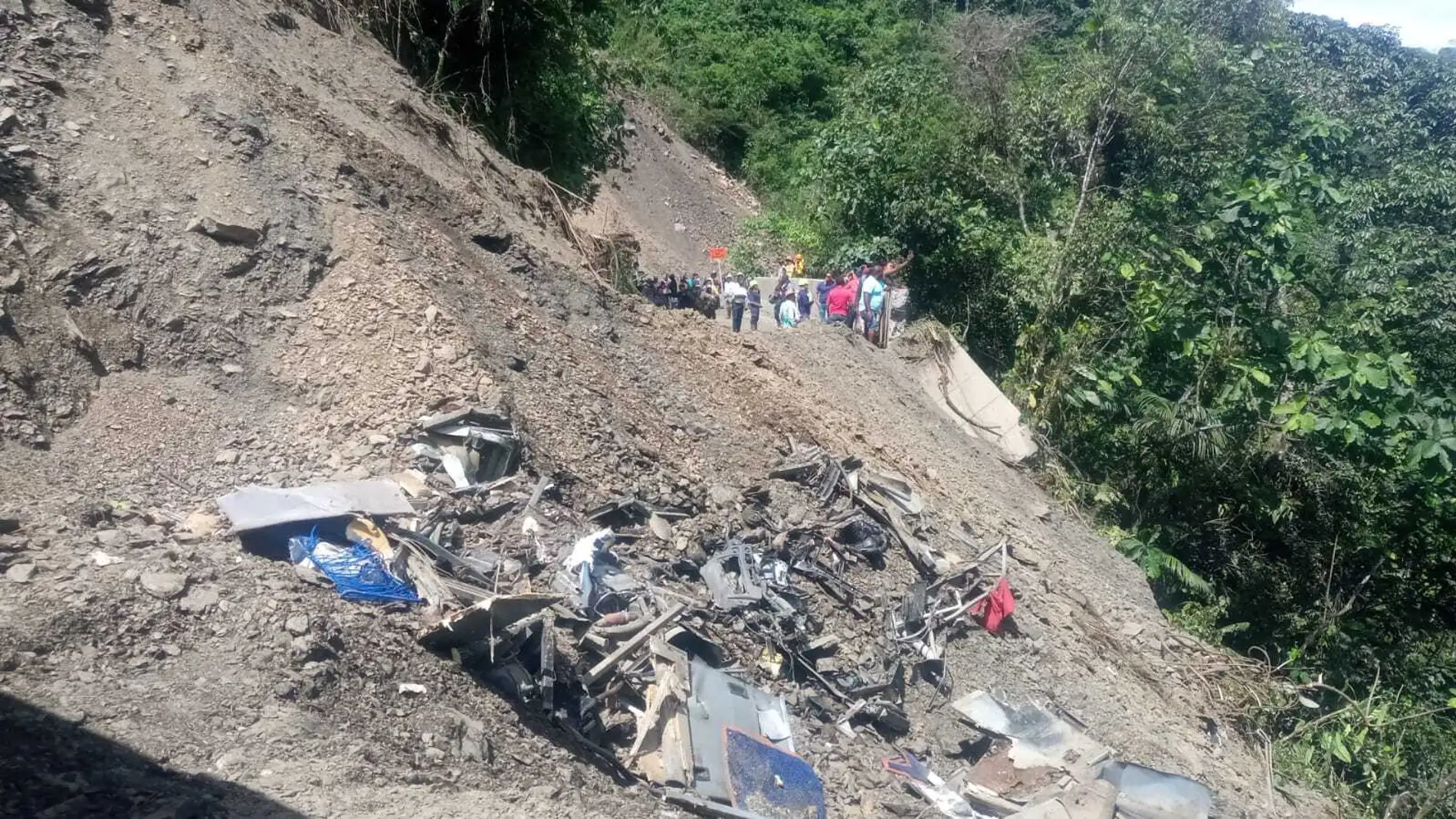 33 muertos a causa de un deslizamiento de tierra en Colombia