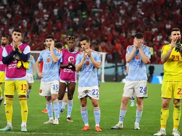 La selección española, desolada tras su eliminación del Mundial de Qatar 2022 La selección española, desolada tras su eliminación del Mundial de Qatar 2022
