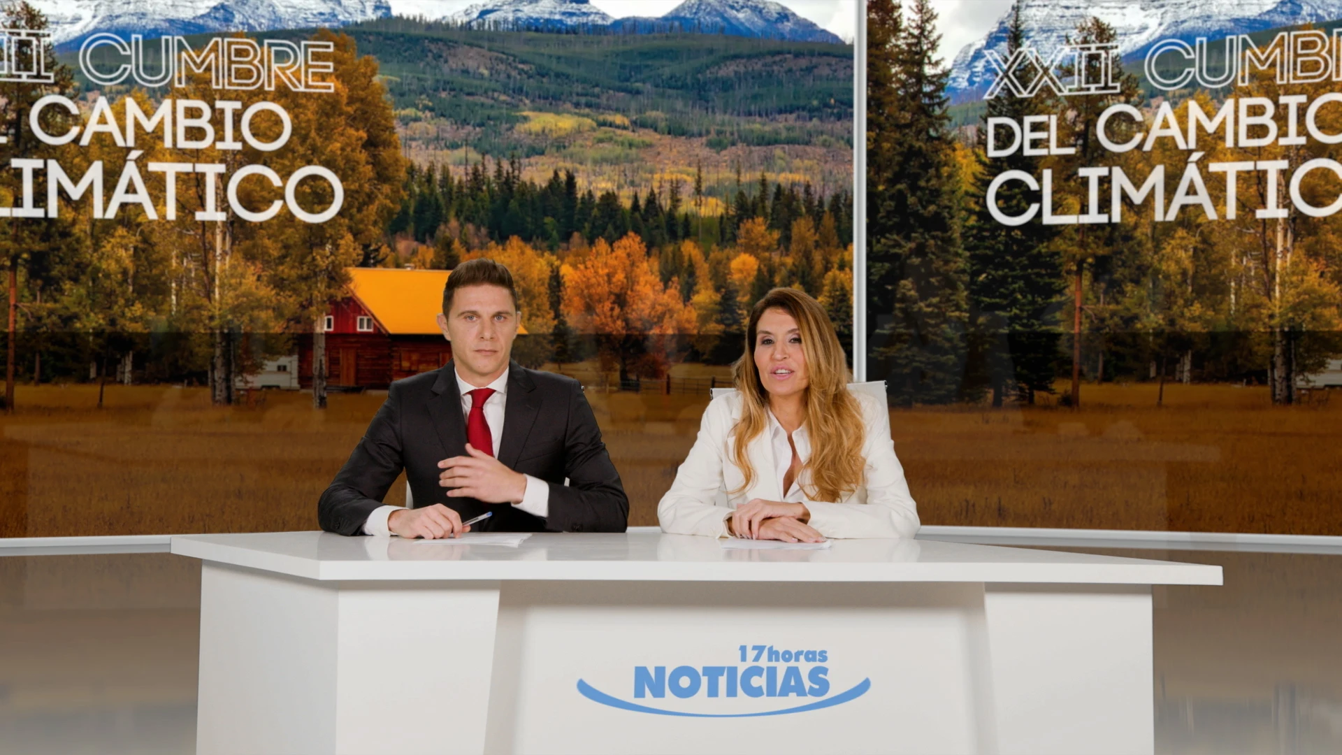 Joaquín Sánchez y Susana Saborido presentan los informativos Joaquín Sánchez y Susana Saborido presentan los informativos