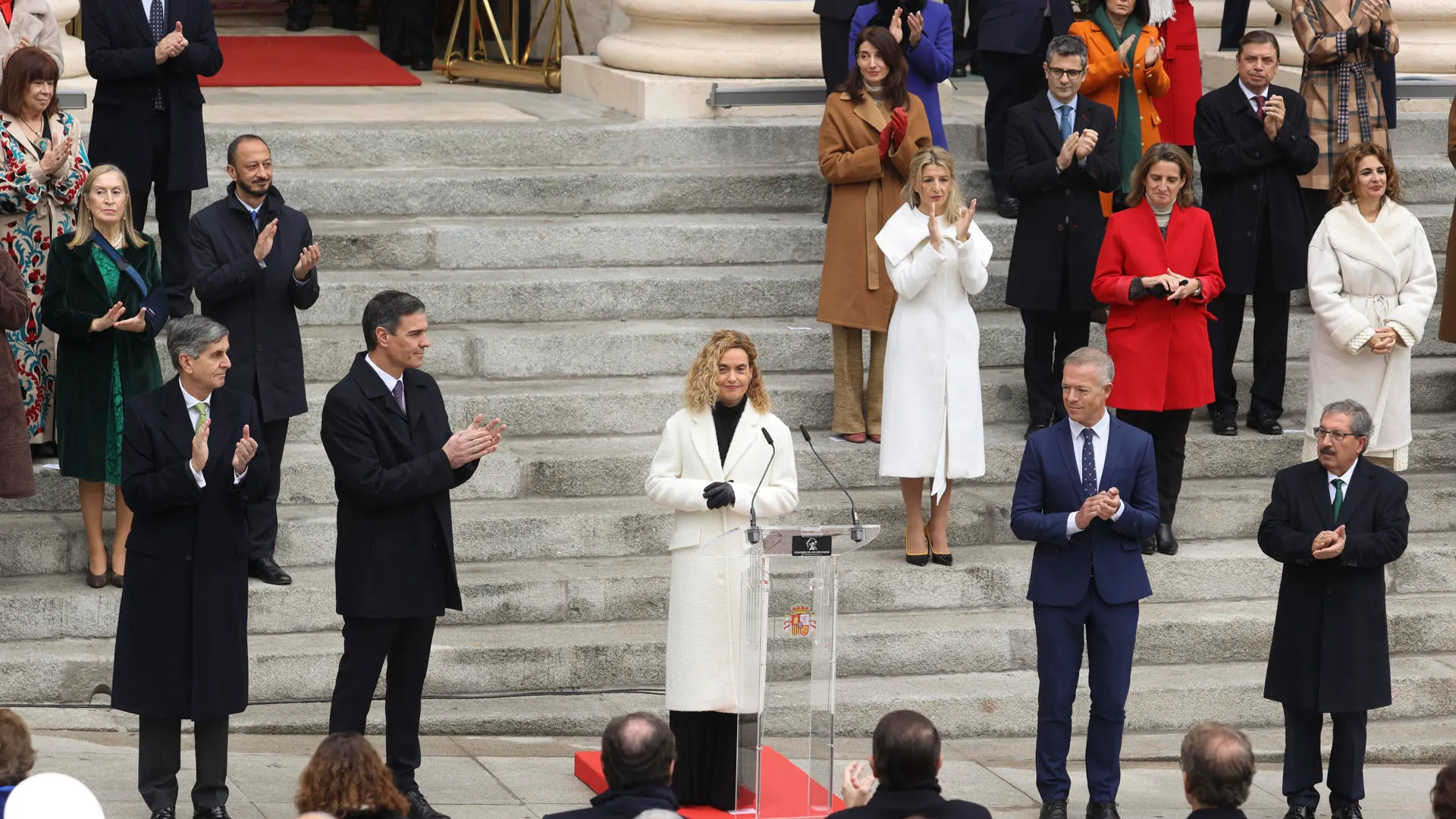 Aplausos a Batet en el acto del D&iacute;a de la Constituci&oacute;n