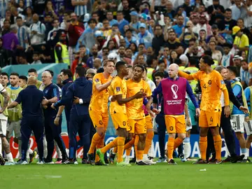 Los jugadores de Argentina y Países Bajos protagonizaron varias trifulcas durante el partido Los jugadores de Argentina y Países Bajos protagonizaron varias trifulcas durante el partido